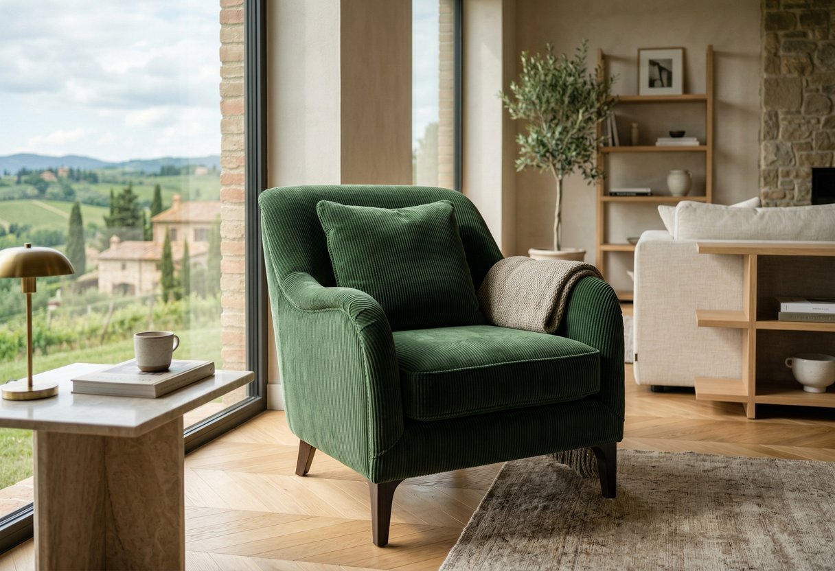 sconto poltrona costolata salotto