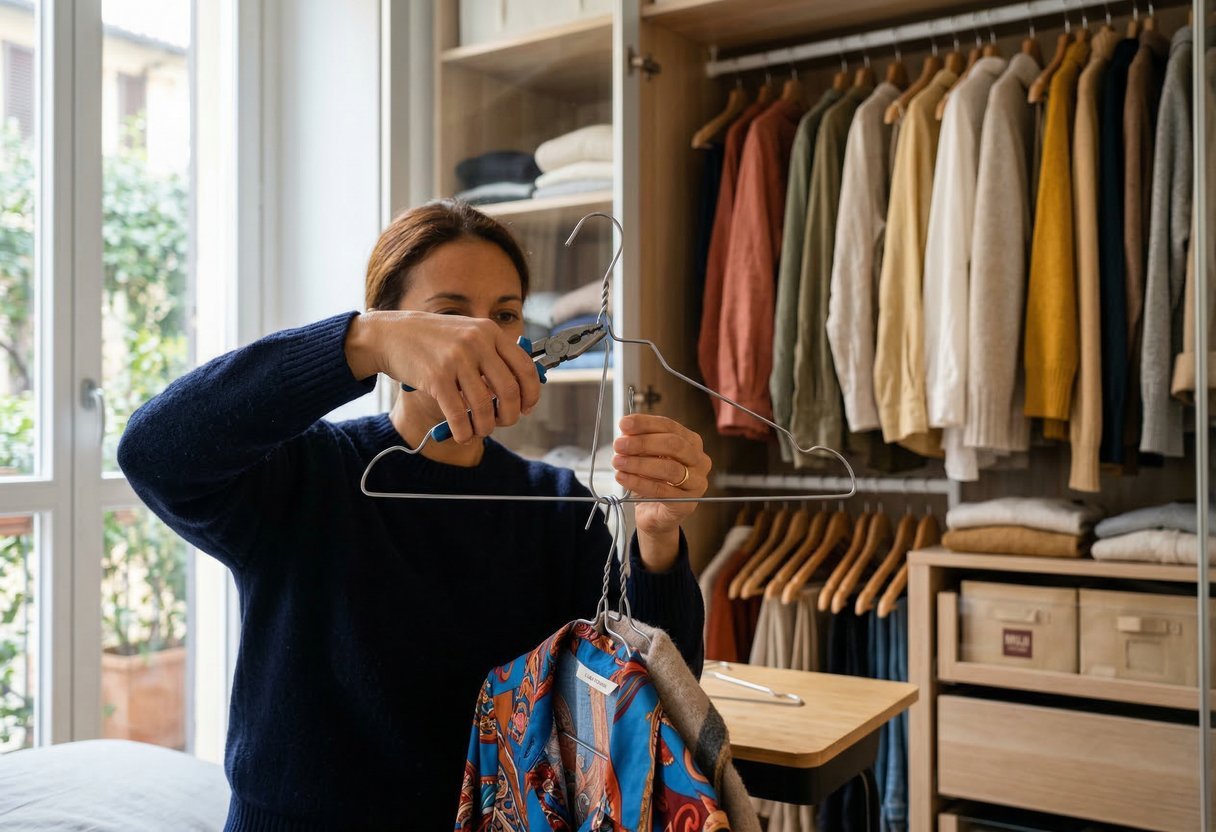 oggetti lavanderia armadio spazio doppio