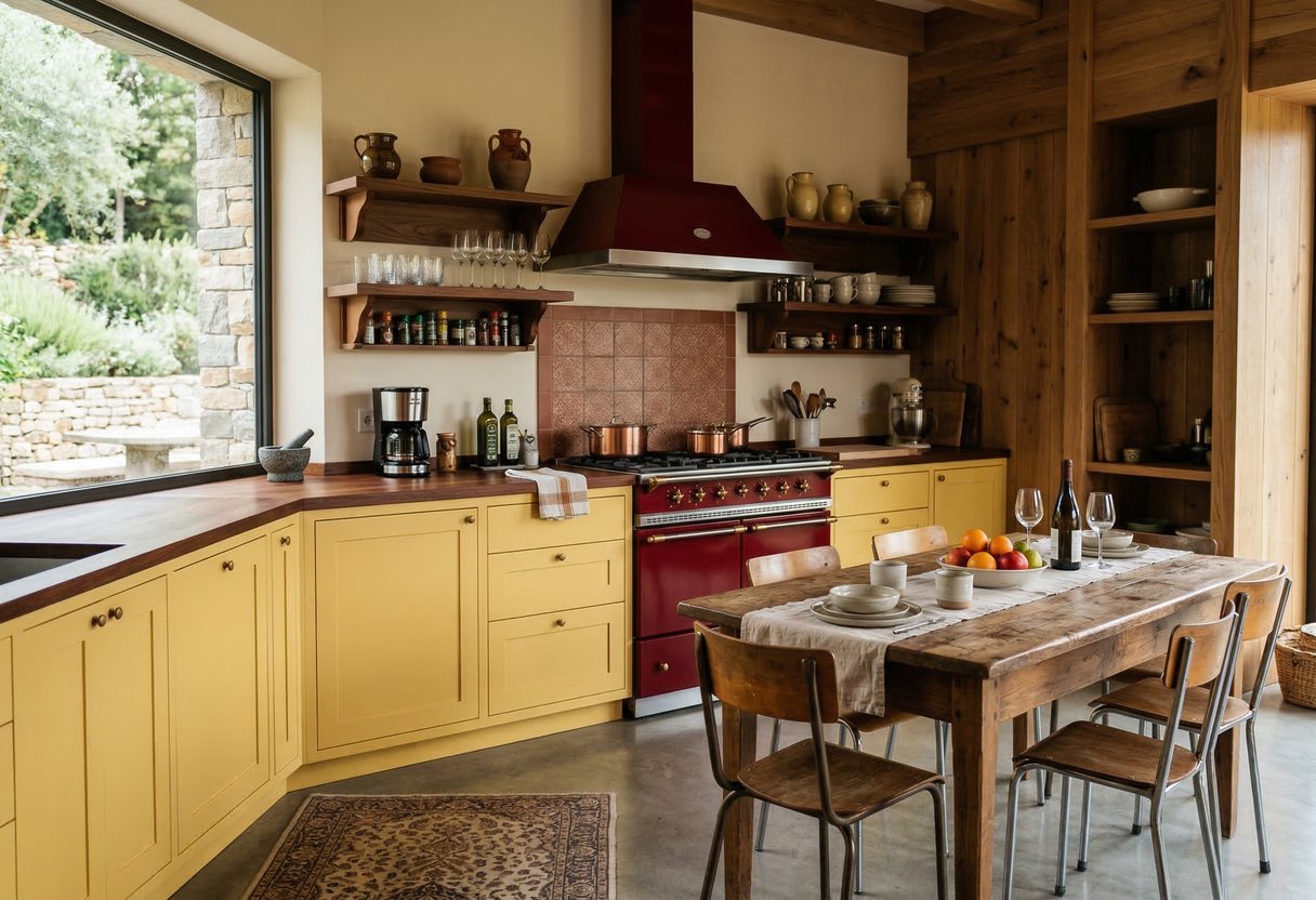 tonalità verde salvia terracotta cucine 2026