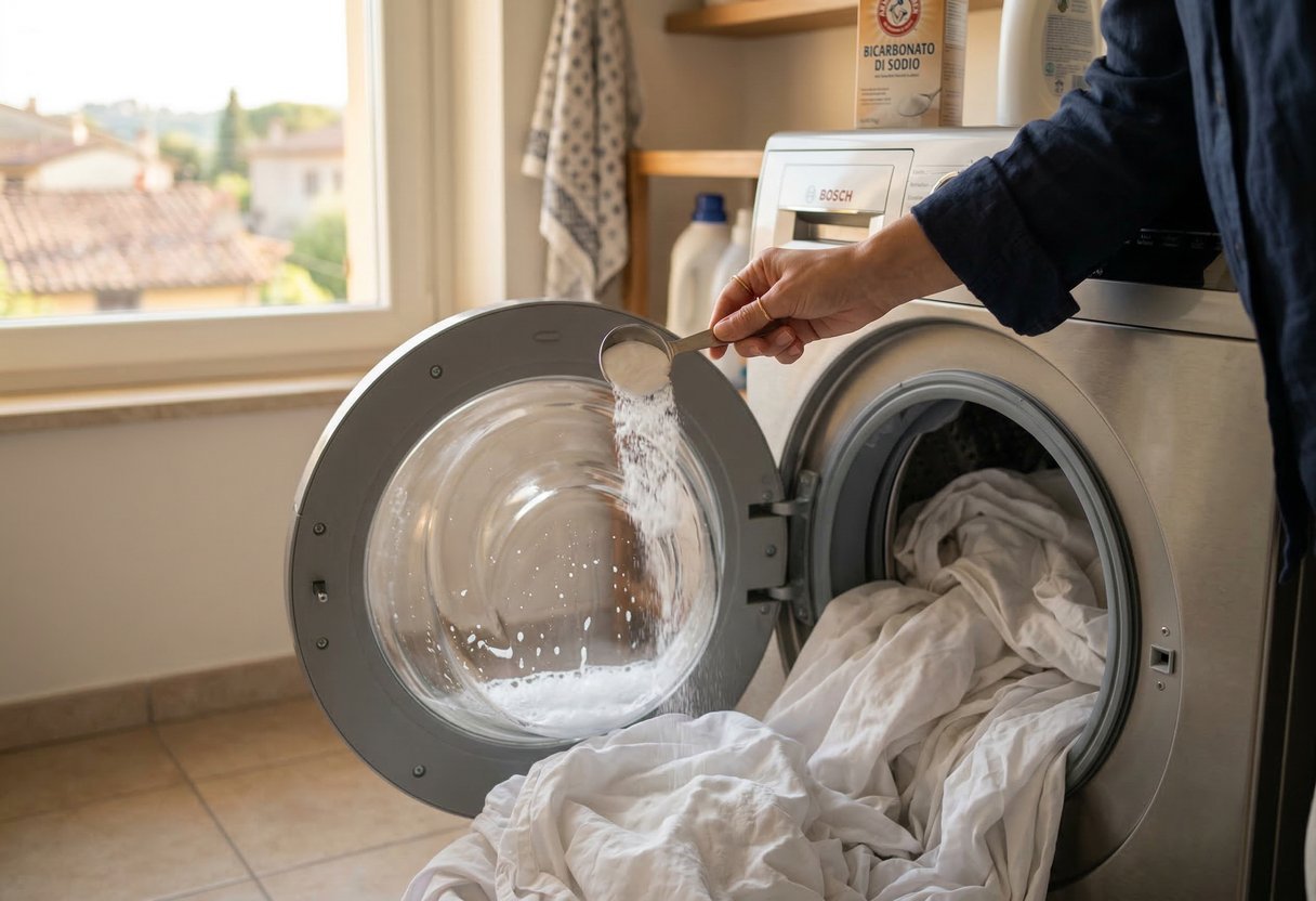 bicarbonato lenzuola odore chiuso